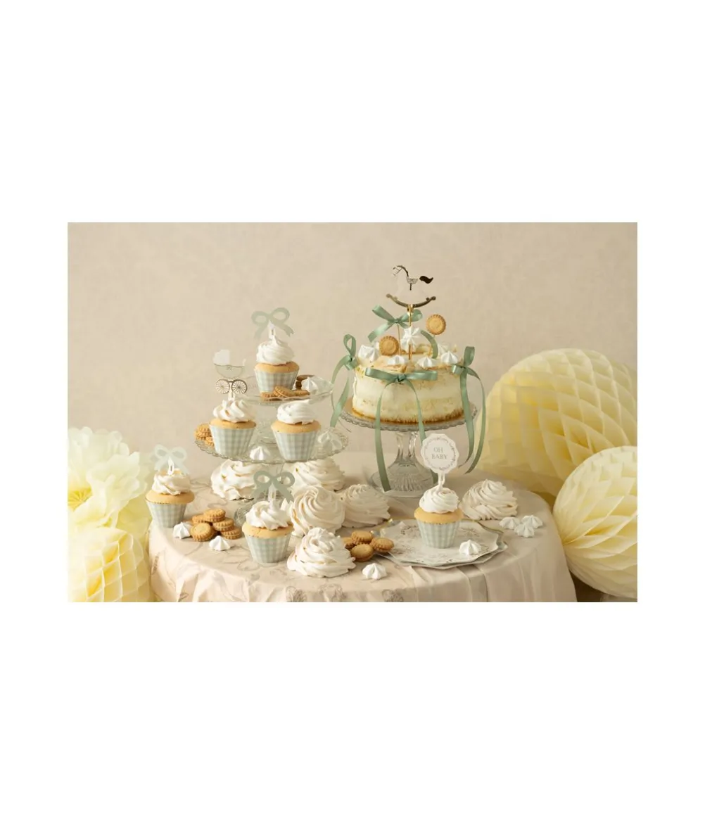 Babyshower muffinsæt, 9 cm