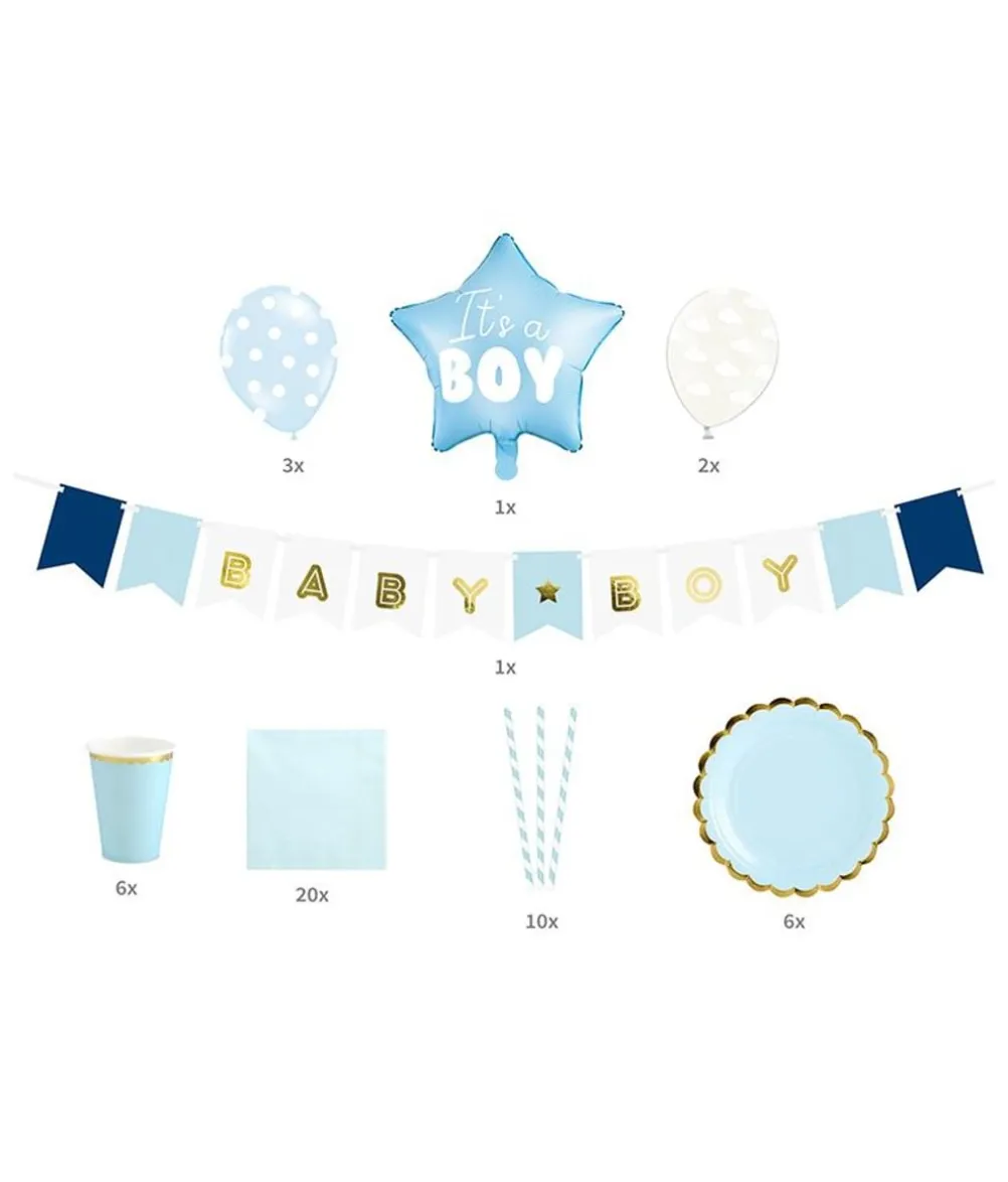 Babyshower sæt, dreng