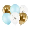 Ballonbuket One lyseblå