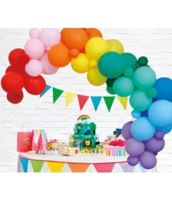 Ballon dekorationssæt, regnbue