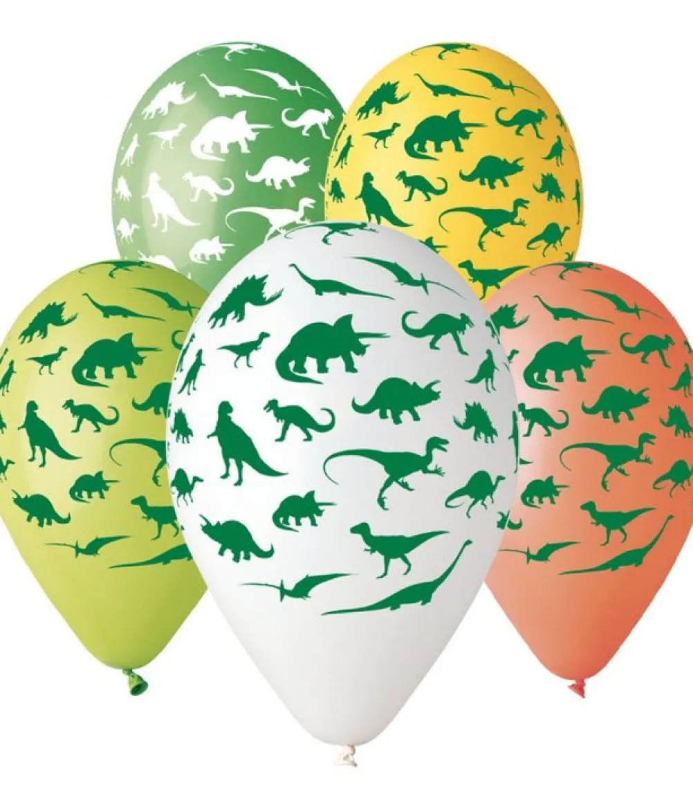 Balloner Dinosaur 5 stk