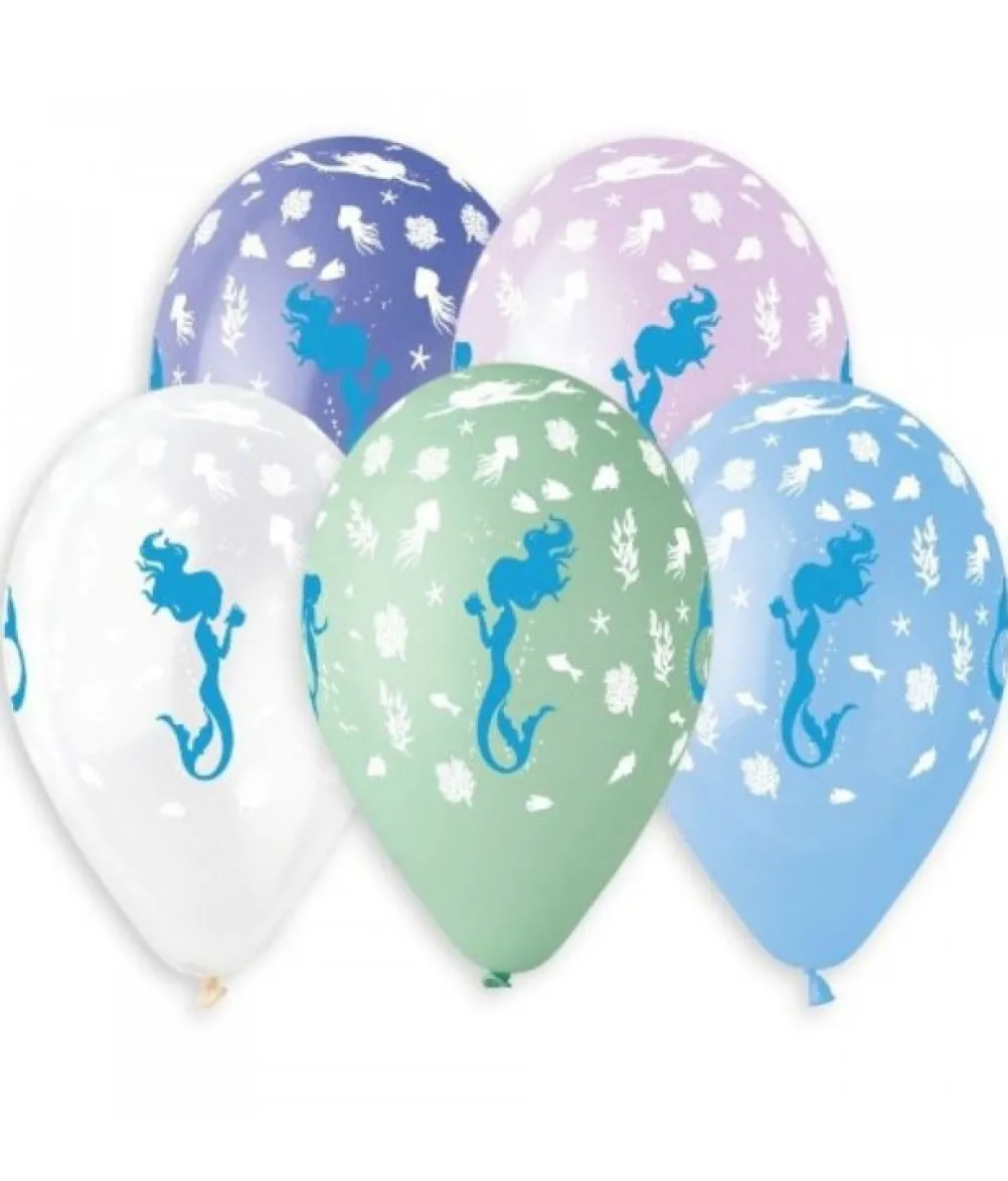 Balloner Havfruer 6 stk