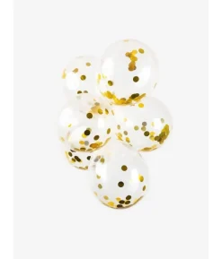 Balloner med guld konfetti