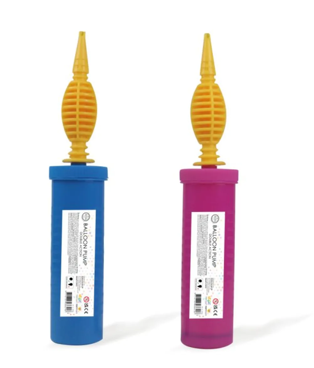 Ballonpumpe i assorteret farver, 1 stk