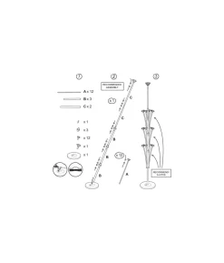 Ballonstand, 160 cm