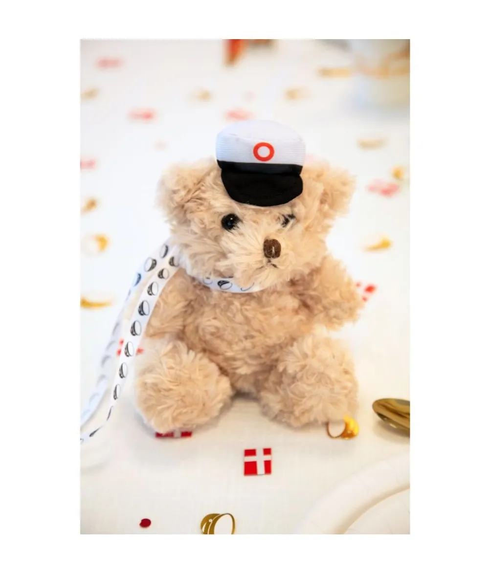 Bamse med rød studenterhue