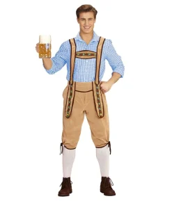 Bavarian tyrolerbukser, lysebrun