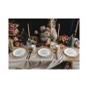Beige papkrus med stjerner, 6 stk