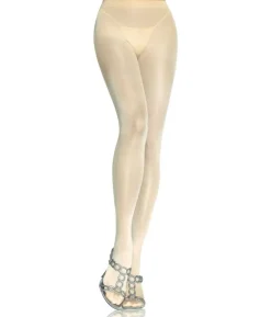 Beige strømpebukser XL