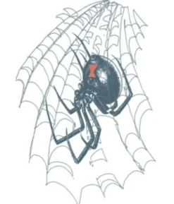 Black Widow tatovering