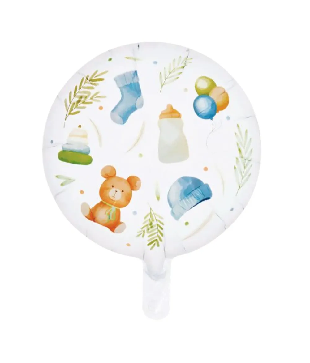 Blå Baby folieballon, 46 cm