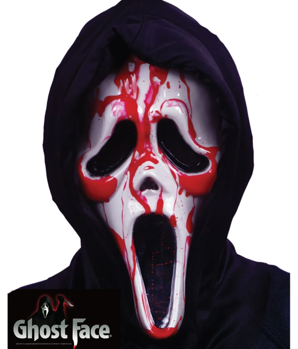 Blødende Ghost Face maske