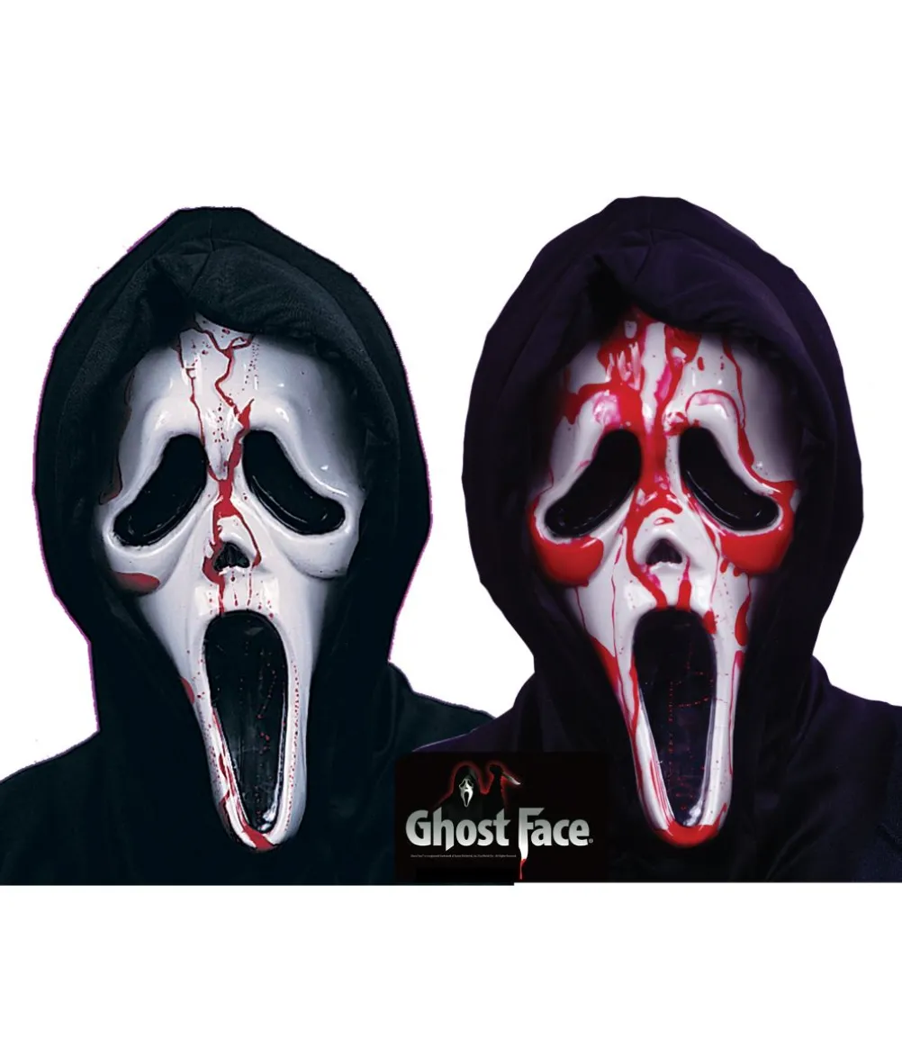 Blødende Ghost Face maske