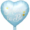 Blå folieballon Mom to Be