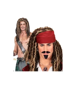 Bølget dreadlocks paryk