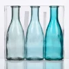 Blå glasflasker, 18,5 cm