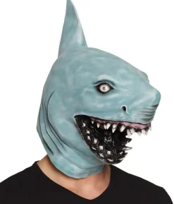 Blå haj maske