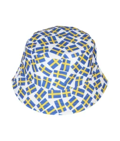 Bøllehat med svenske flag