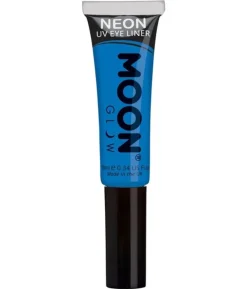 Blå neon UV eyeliner