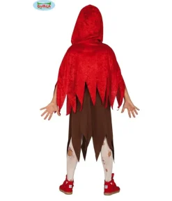 Blodig Rødhætte kostume