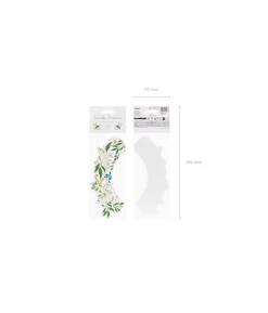 Blomster cupcake omslag, 6 stk