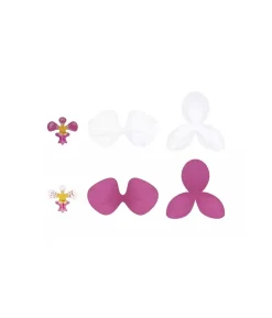Blomster dekoration DIY, 6 stk