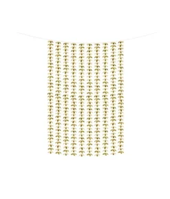 Blomster folie baggrund, Guld