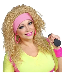 Blond 80er paryk