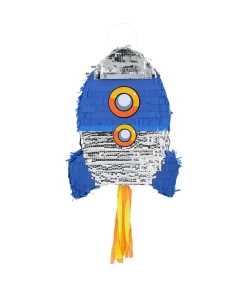 Blå raket pinata