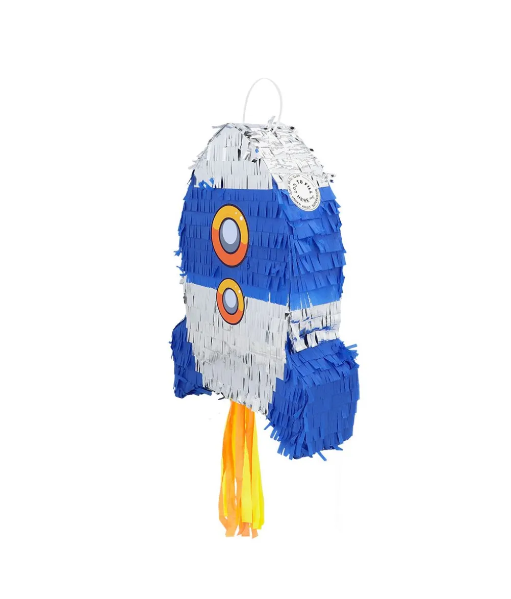 Blå raket pinata