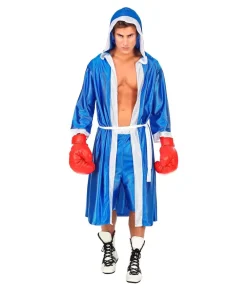Blåt bokser kostume