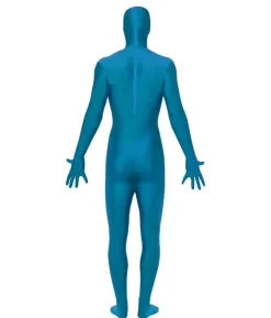 Blåt skinsuit