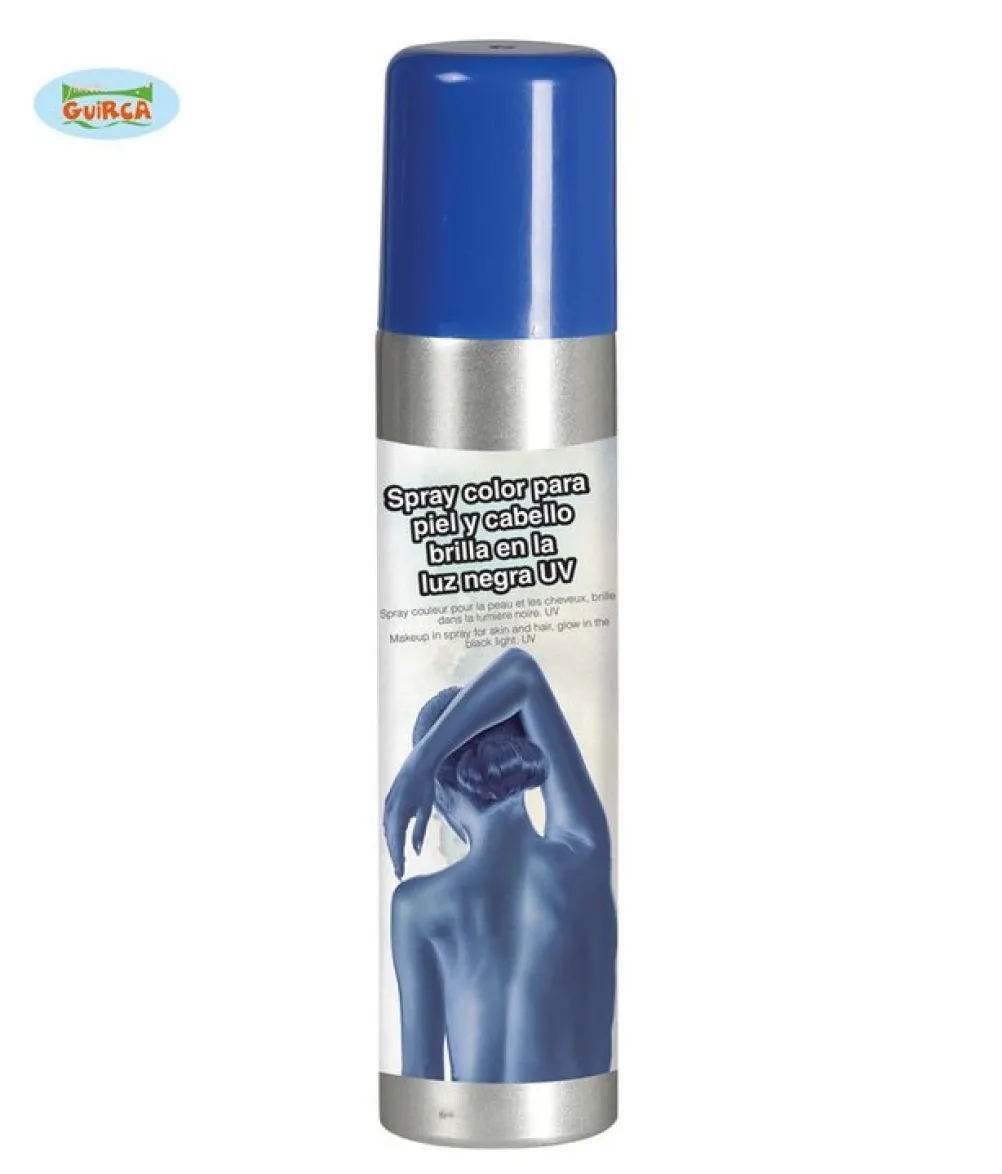 Blå UV bodyspray, 75 ml