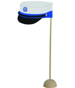 Bordflag med blå hue, 6 stk