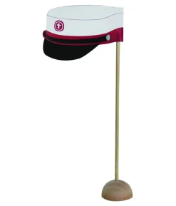 Bordflag med rød hue, 6 stk