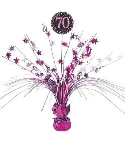 Bordpynt 70 år Pink Sparkling