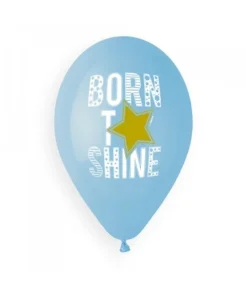 Born to shine balloner lyseblå
