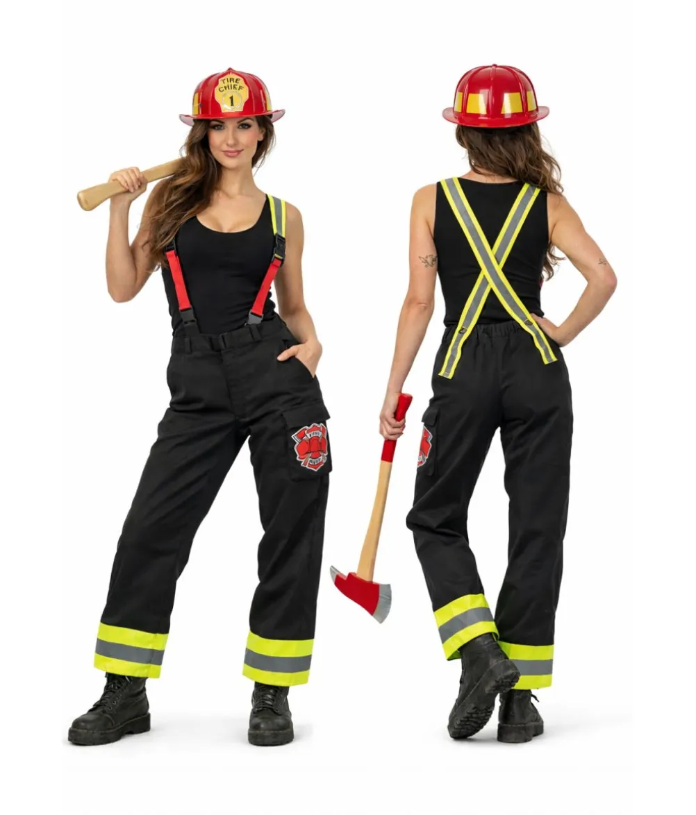 Brandmandsbukser kostume, dame