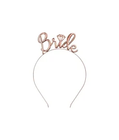 Bride hårbøjle rose gold