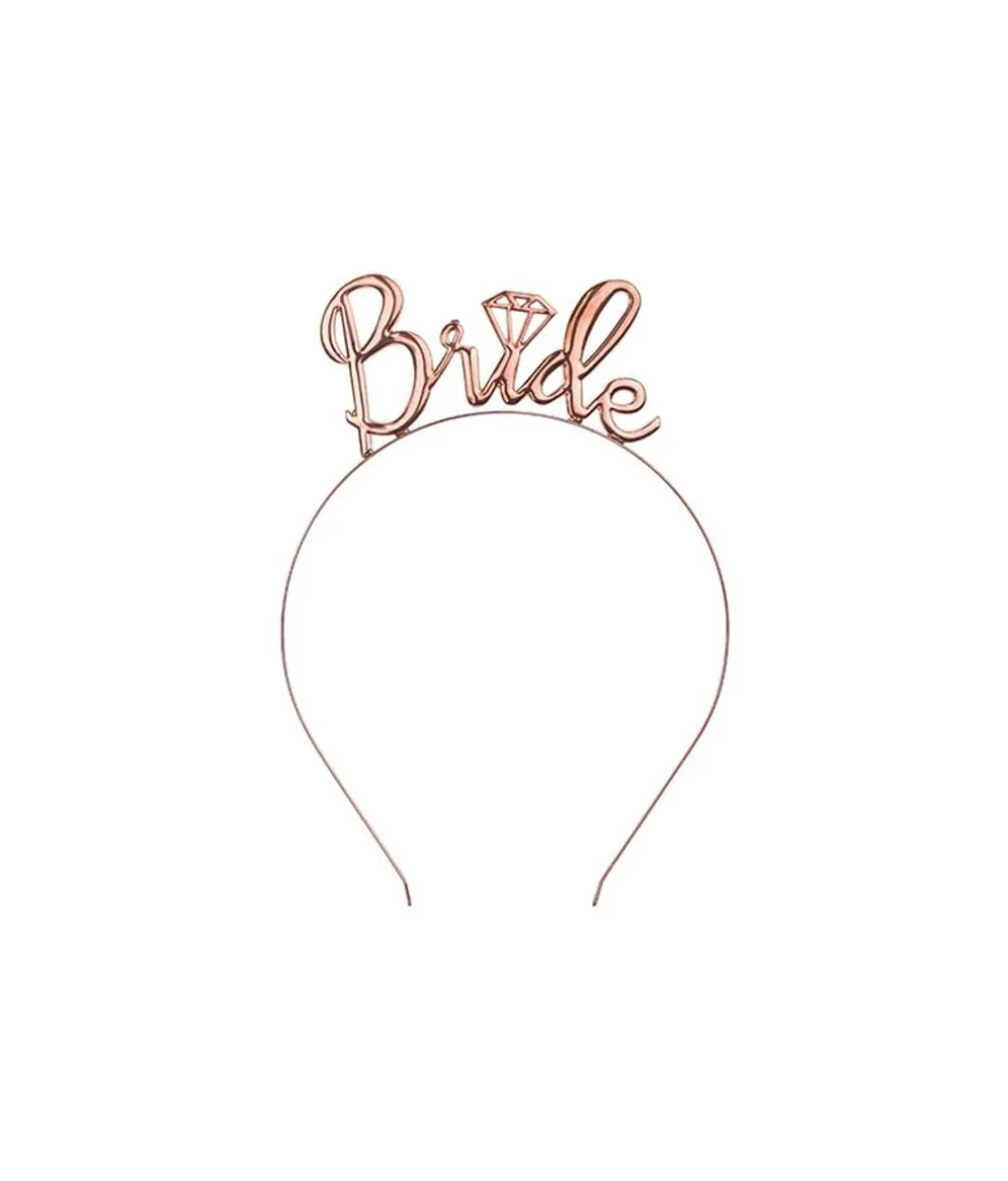 Bride hårbøjle rose gold