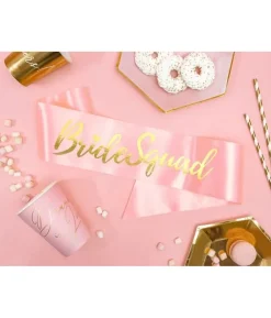 Bride squad skærf, lyserød
