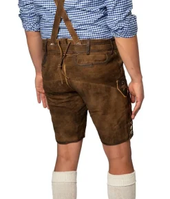 Brune korte lederhosen