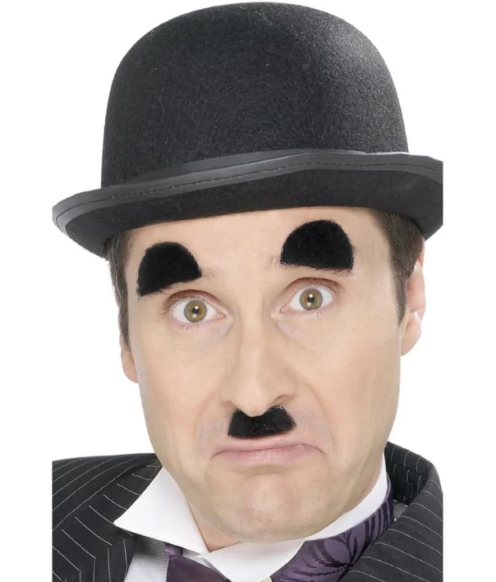Charlie Chaplin skæg og øjenbryn