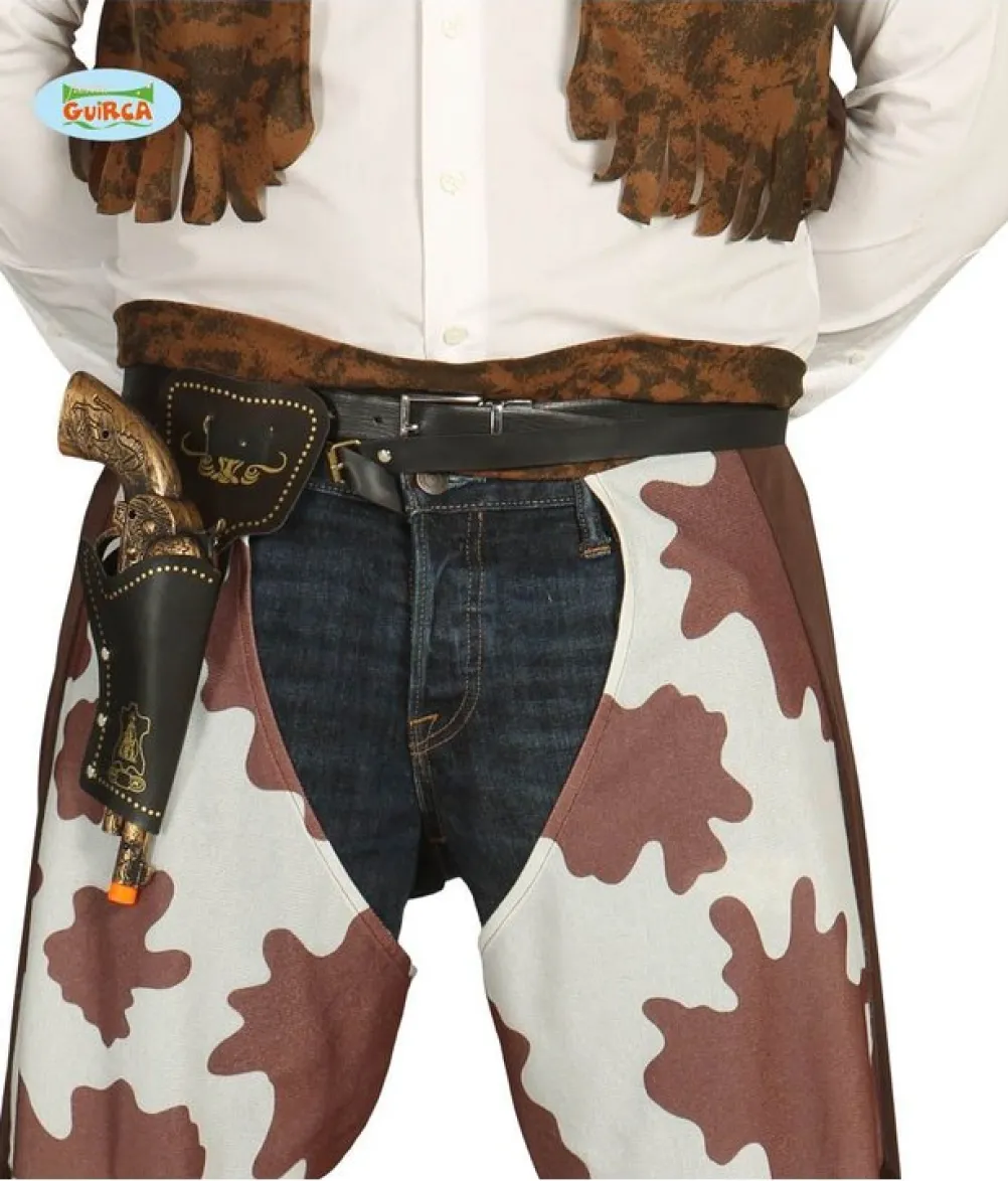 Cowboybælte med revolver