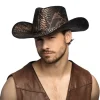 Cowboyhat med slangeskind