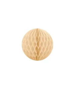Creme papirvæv kugle, 20 cm