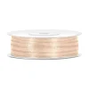 Creme satinbånd 3mm