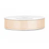 Creme satinbånd 12mm