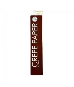 Crepe papir, Brun