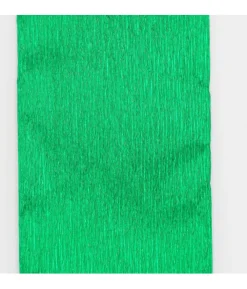 Crepe papir, metallic Grøn